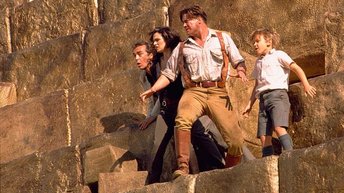 The Mummy Returns - John Hannah, Rachel Weisz, Brendan Fraser, Freddie Boath